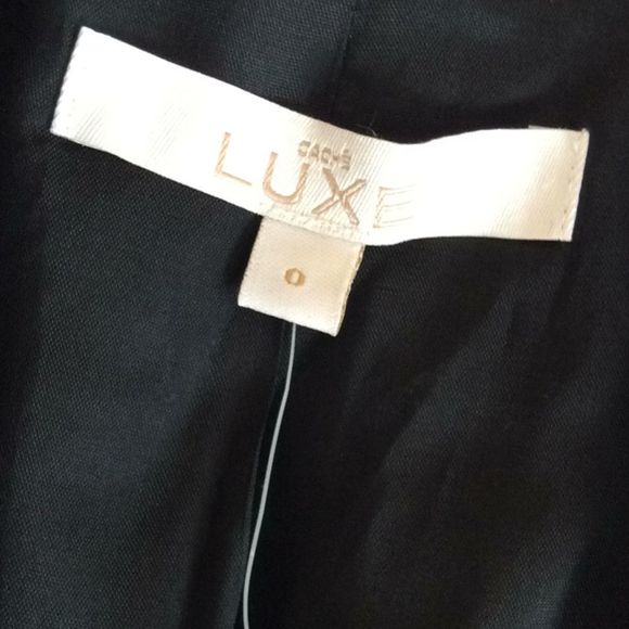 💞CACHE LUXE💞satin elegant evening suit jacket - Picture 12 of 16